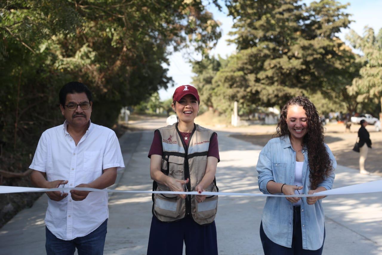 $!Entrega Gobierno de Mazatlán rehabilitación de vado