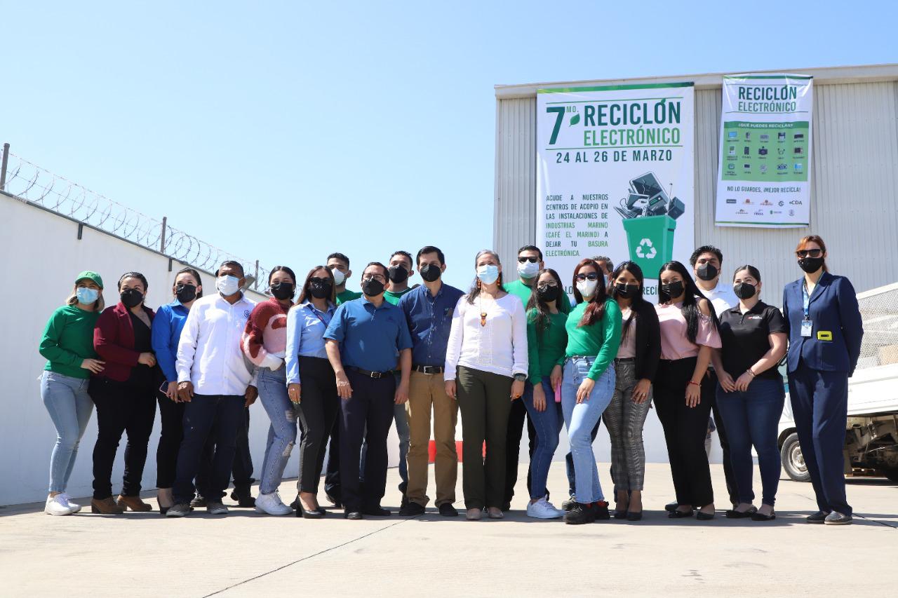 $!Empresas ponen en marcha Séptimo Reciclón Electrónico en Mazatlán