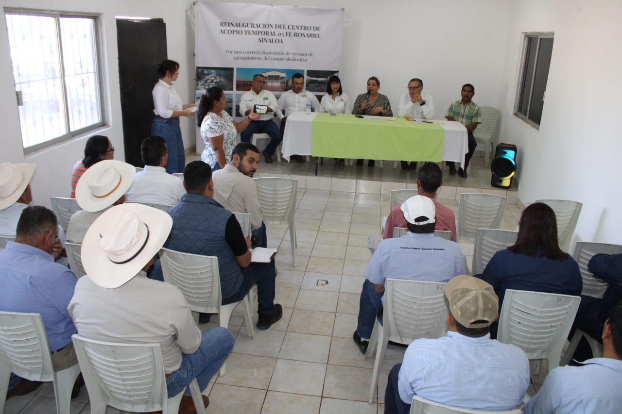 $!Sectores se comprometen a trabajar al reactivar centro de acopio de envases agroquímicos