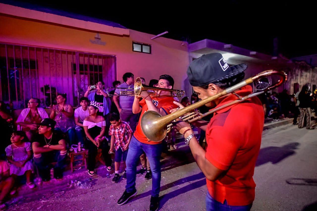 $!Realizan desfile de Reinas del Carnaval de Villa Unión, Mazatlán
