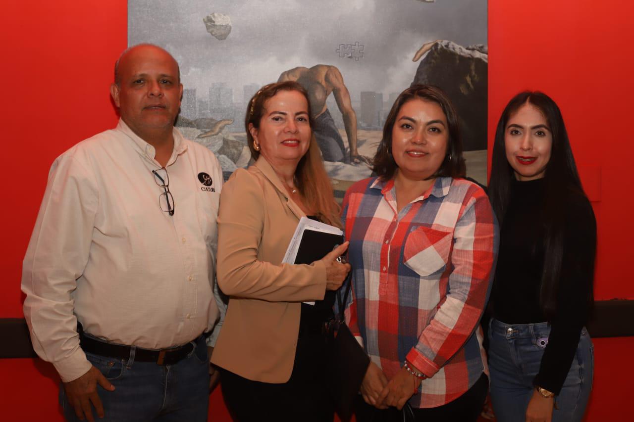 $!Jesús Félix, Alicia Tirado, Mary de Ángulo y Yuri Portillo.