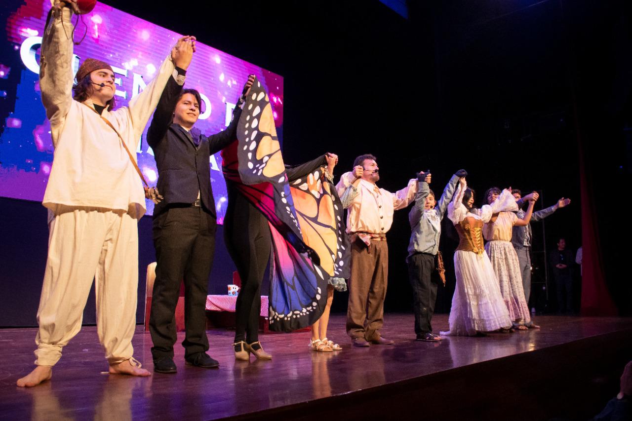 $!Presentan obra de teatro ante familias e infantes para reforzar los espacios de paz, en Culiacán