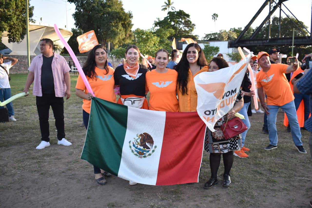 $!Lleva Movimiento Ciudadano marcha al parque acuático de Culiacán; buscan socializar proyecto