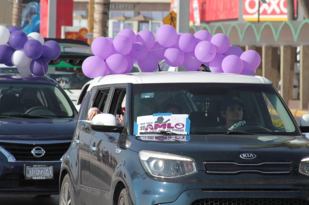 $!El PAS arma en Mazatlán su propio ‘cierre de campaña’ en apoyo a López Obrador