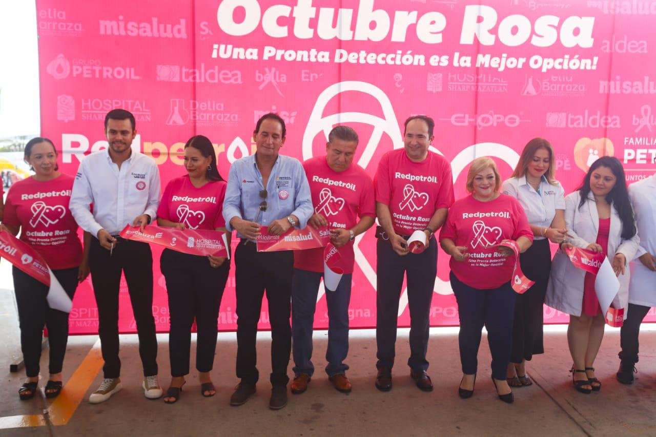 $!Se suma Redpetroil a la lucha contra el cáncer de mama en Mazatlán