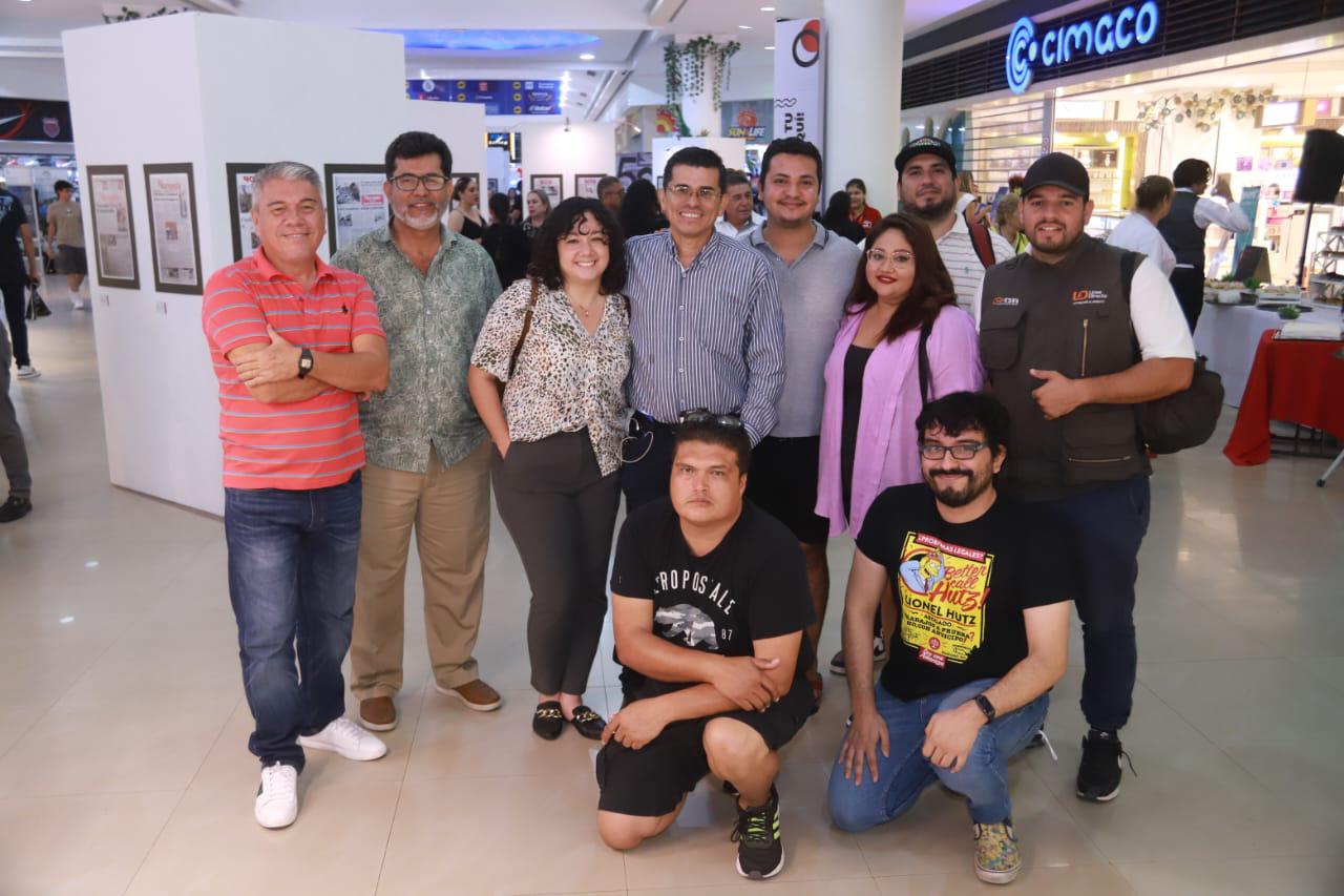 $!Manuel Guízar, Alberto Carrillo, Fernanda Magallanes, Daniel Santana, Fernando Espinoza, Marine Martínez, Carlos Robles y Manuel Mancilla. Al frente Alejandro Ávila y Gibrán Meza.