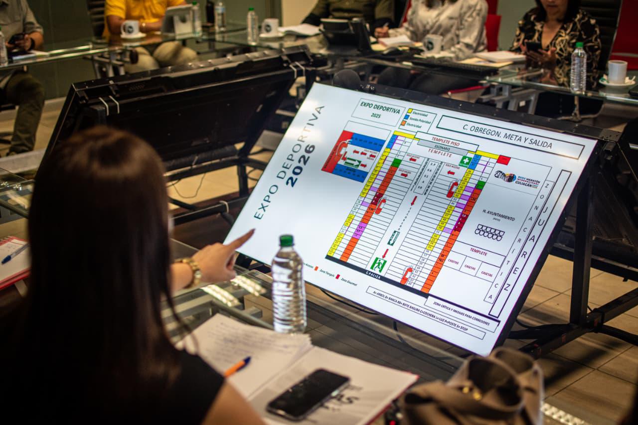 $!Autoridades coordinan operativo de seguridad para el Maratón Internacional de Culiacán 2026