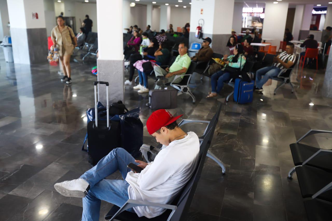 $!Central Camionera de Mazatlán registra alza en entradas y salidas de viajeros