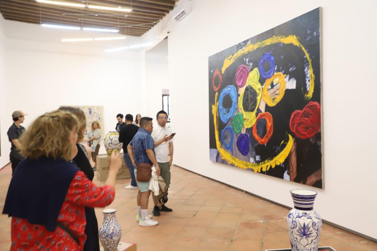 $!La exposición está compuesta por obras de técnicas de pintura, escultura, textil, cerámica, dibujo y un mural.