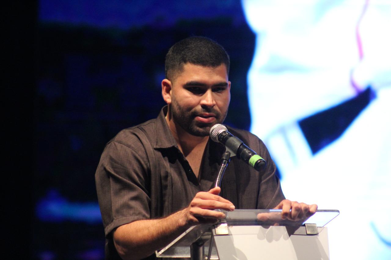 $!José Urquidy en el evento oficial en Mazatlán.