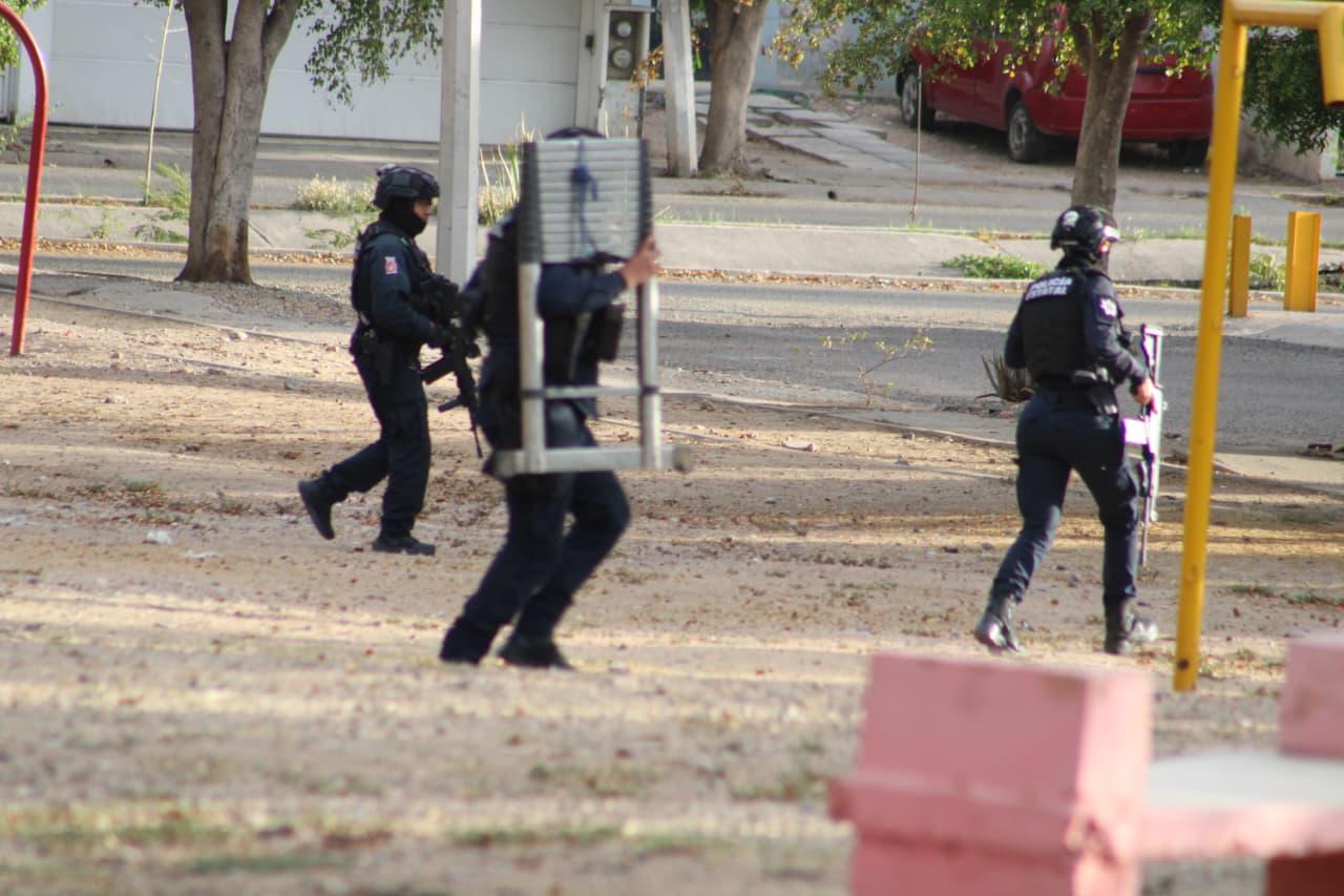 $!Enfrentamiento de la Guardia Nacional y civiles deja dos detenidos en Culiacán