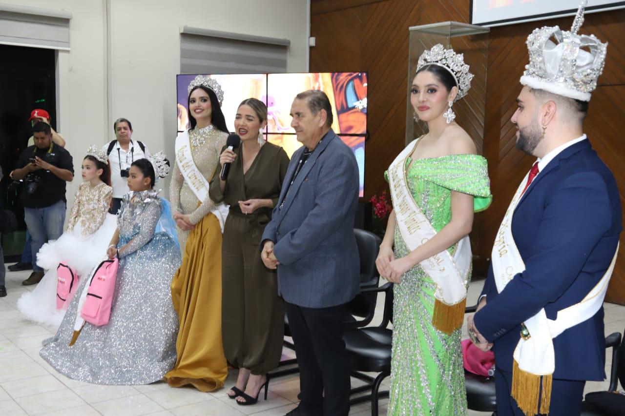 $!Recibe Alcaldesa a candidatas y candidatos a los reinados del Carnaval de Mazatlán 2026