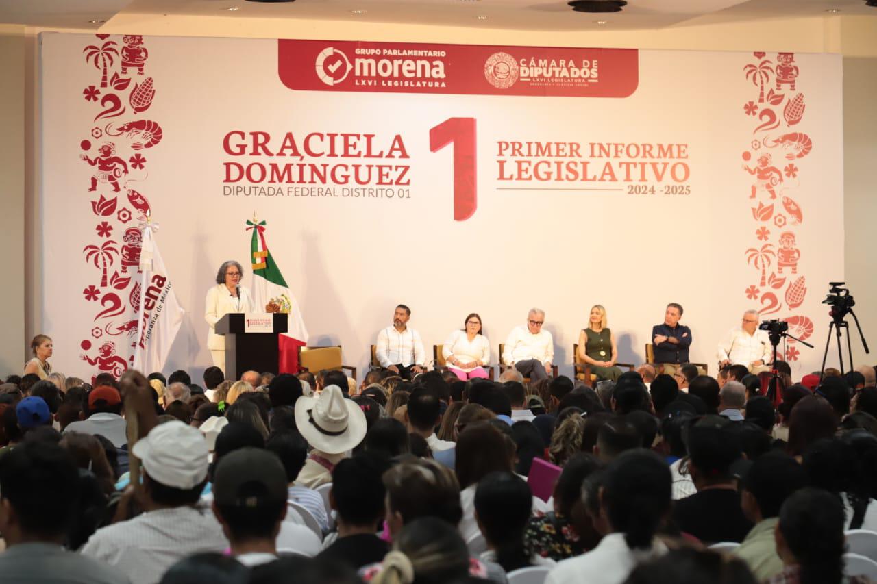 $!Somos mucho pueblo y mucho gobierno en Sinaloa: Graciela Domínguez
