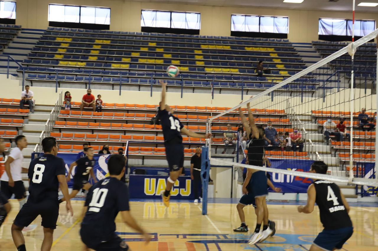 $!Águilas UAS de voleibol de sala varonil avanzan a cuartos de la Universiada Nacional como líder