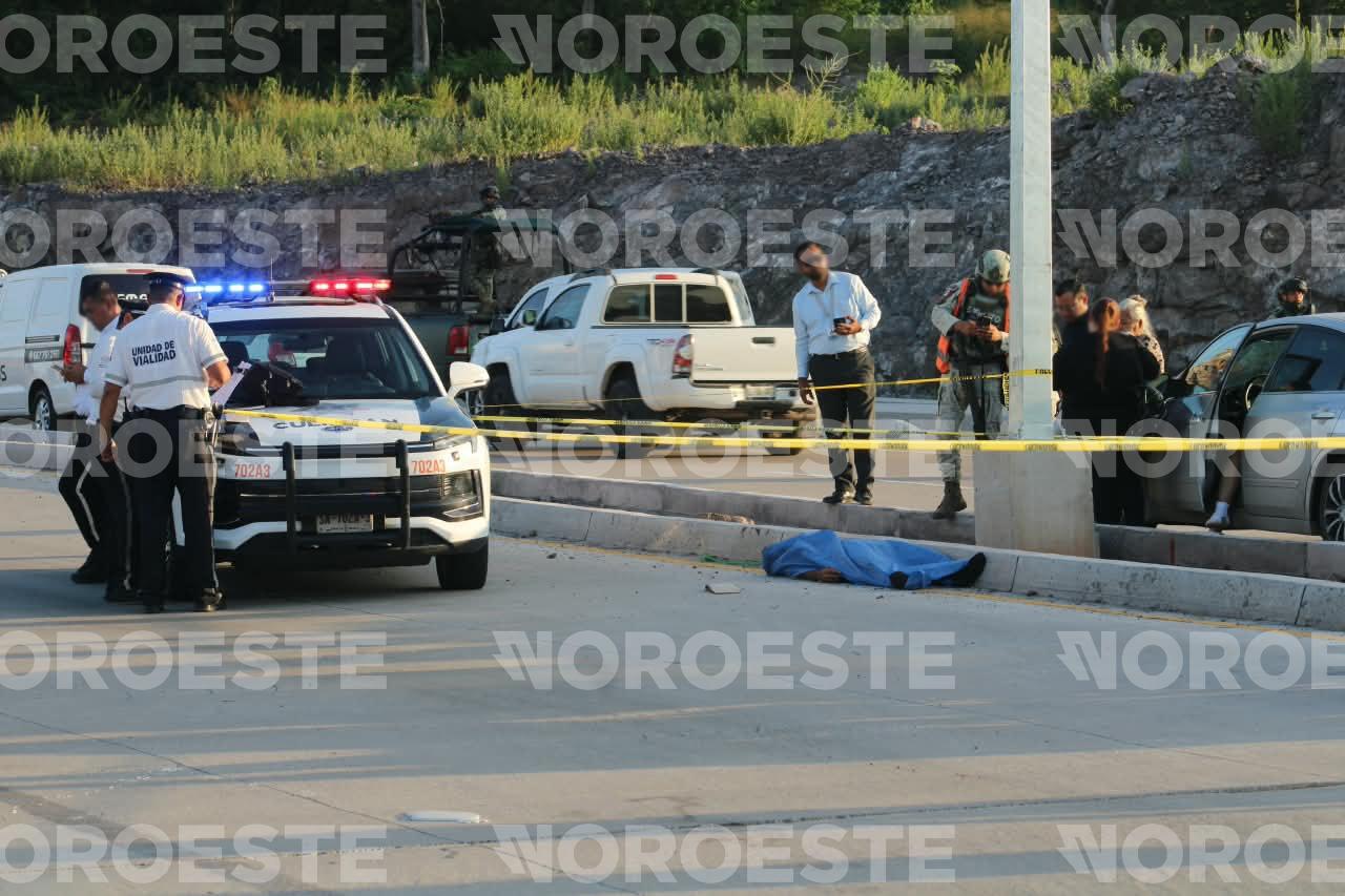 $!Motociclista derrapa y muere en ampliación del bulevar Agricultores, al sur de Culiacán