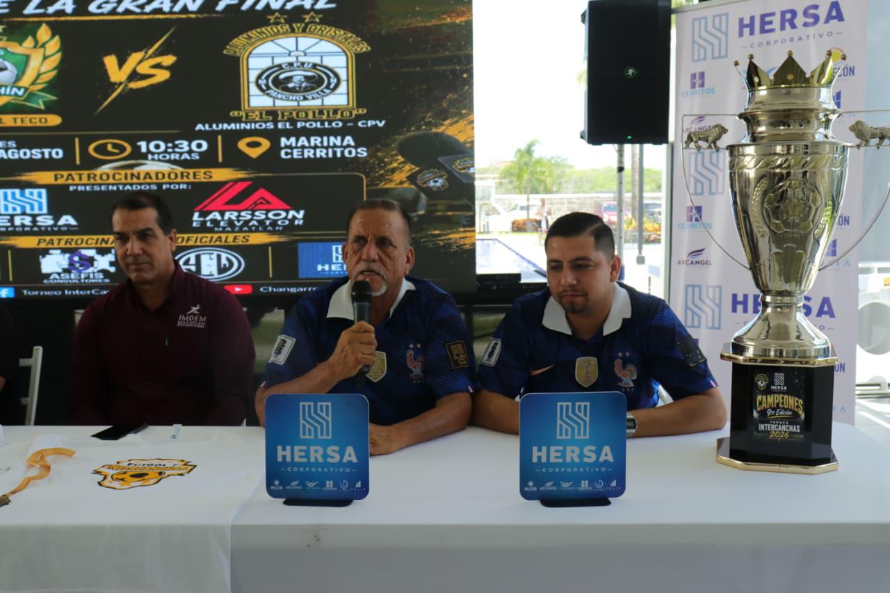 $!Todo listo para la gran final del Torneo Intercanchas de Futbol 7 en Mazatlán