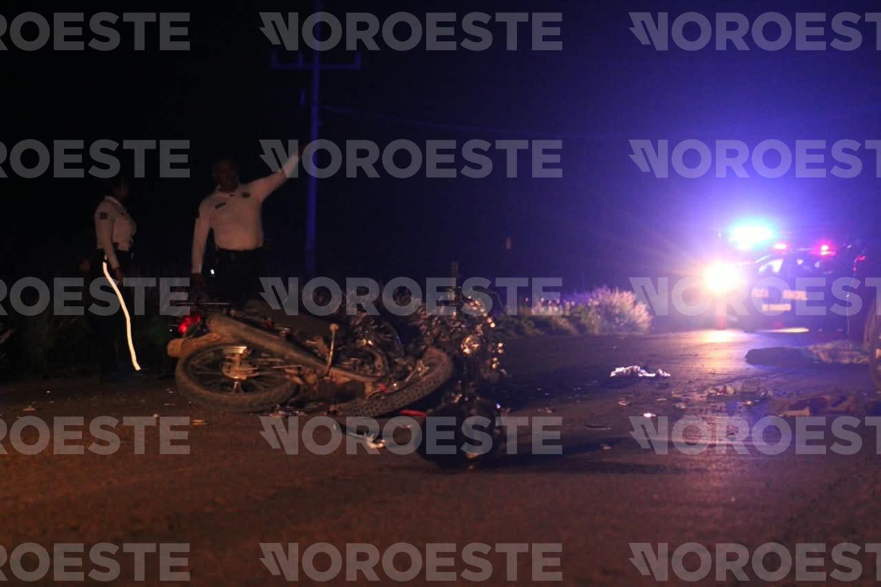 $!Muere adulto mayor en moto tras choque con vehículo en La Michoacana, Navolato
