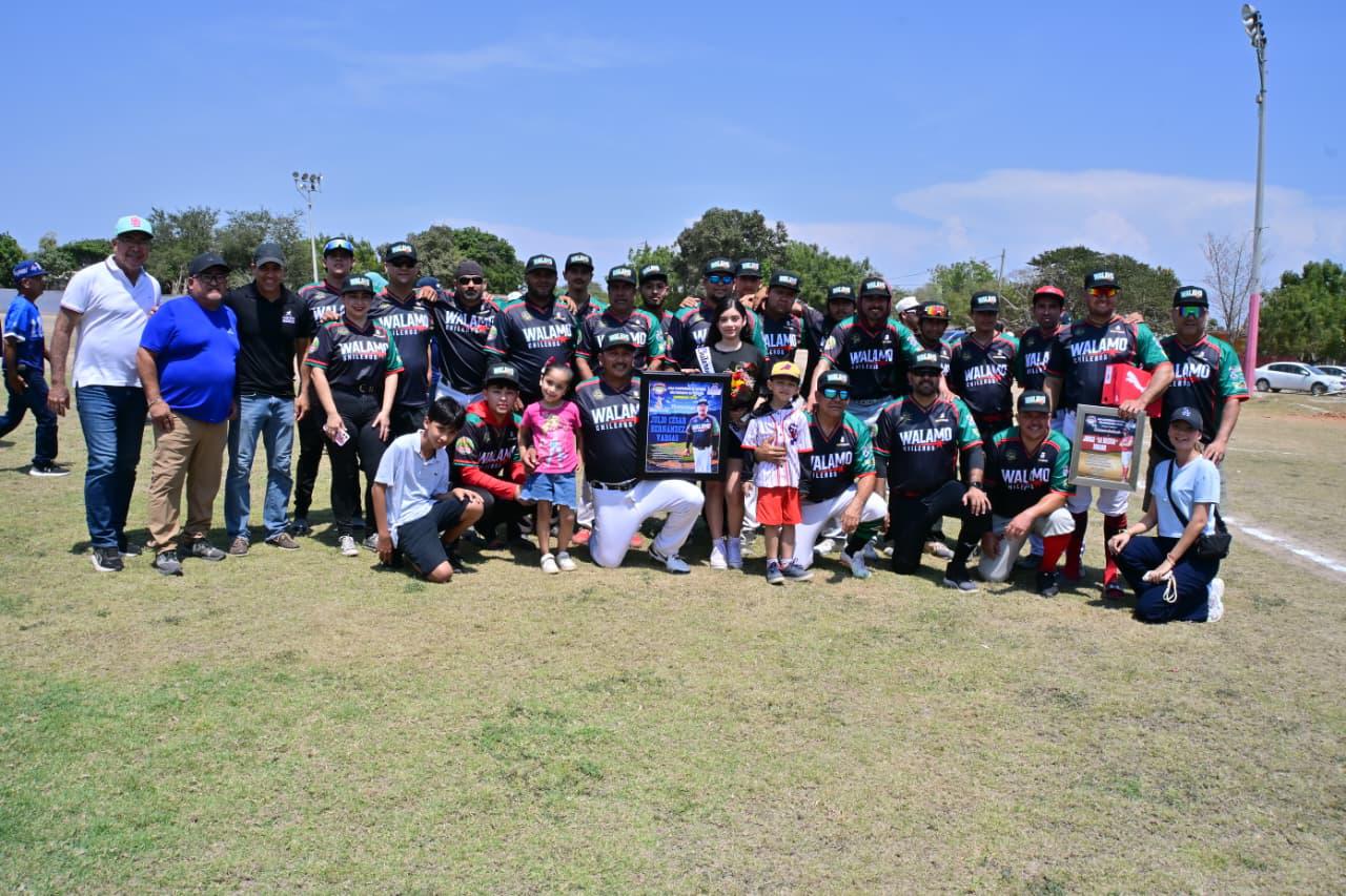 $!Se viste de gala El Walamo con la inauguración de la Liga Campesina de Beisbol Río Presidio