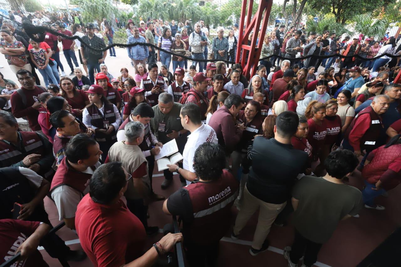 $!Se unen al cierre de precampaña de Claudia Sheinbaum desde Mazatlán