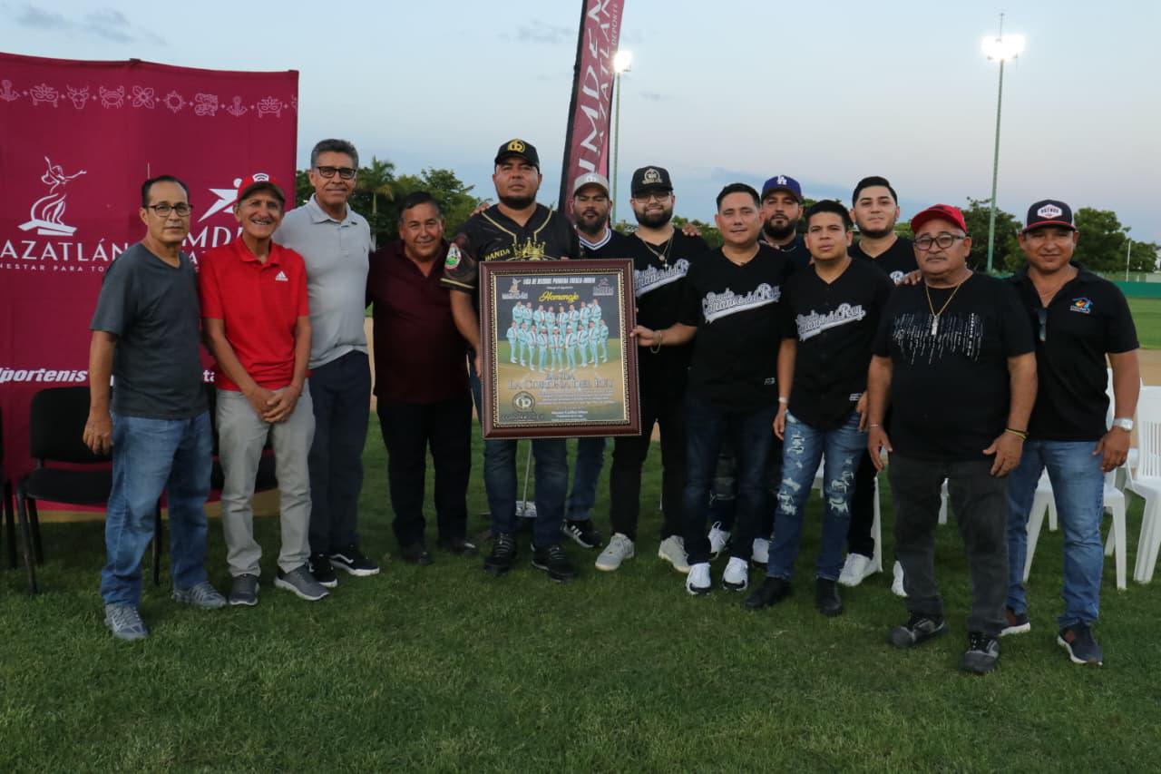 $!Inauguran la temporada 15 de la Liga de Beisbol de Primera Fuerza Imdem en Mazatlán