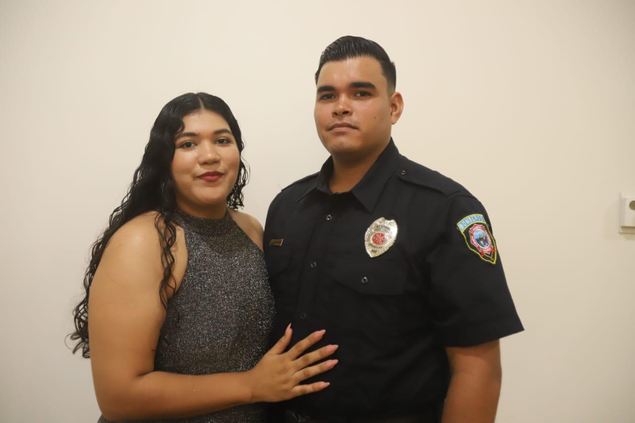 $!Sarahí Sanabria y Juan Figueroa.