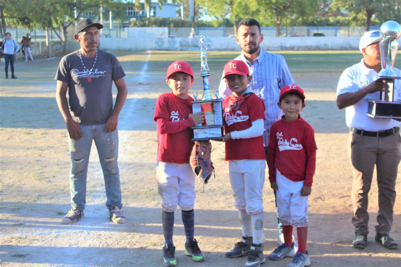$!Azteca gana el campeonato de la Infantil Menor en el beisbol de Escuinapa