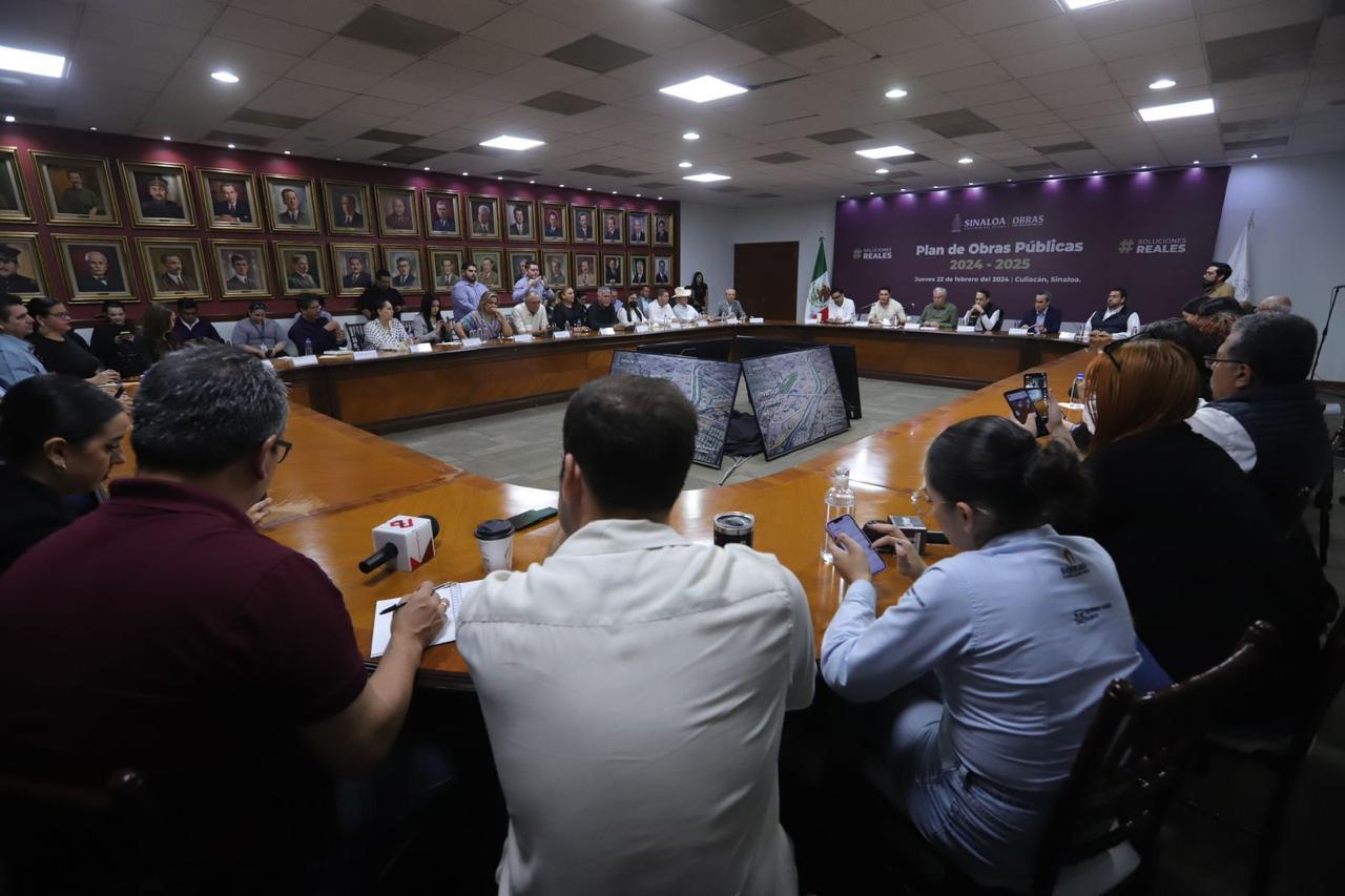 $!Presenta Gobierno de Sinaloa Plan de Obras 2024-2025; invertirán $4,800 millones