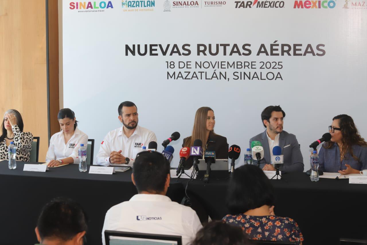 $!Anuncian nuevos vuelos del Bajío y norte del País para fortalecer la conectividad de Mazatlán en invierno