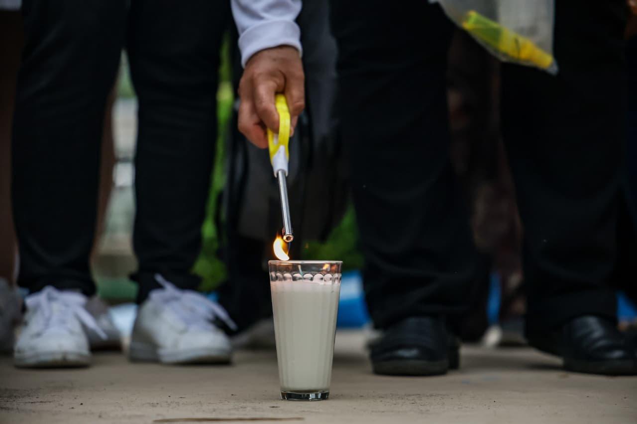$!Buscadoras en Culiacán encienden 5 mil veladoras por desaparecidos en Sinaloa