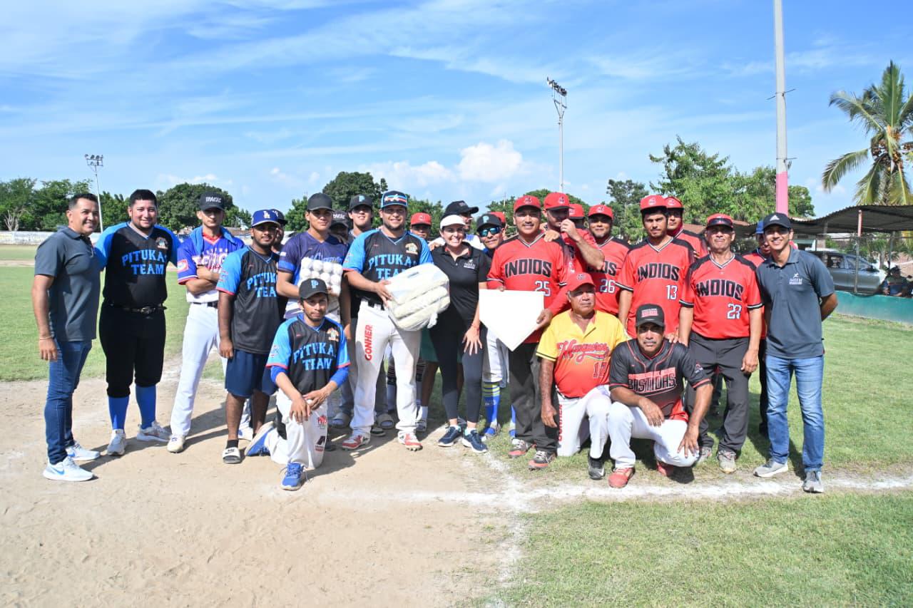 $!Pitukas Team se corona en El Walamo: final emotiva de la Liga de Beisbol Local