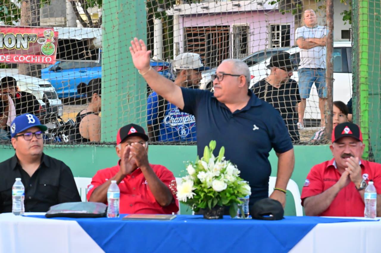 $!Arranca Torneo Distrital de Beisbol en honor a Martín Herrera, en la Liga Quintero Castañeda
