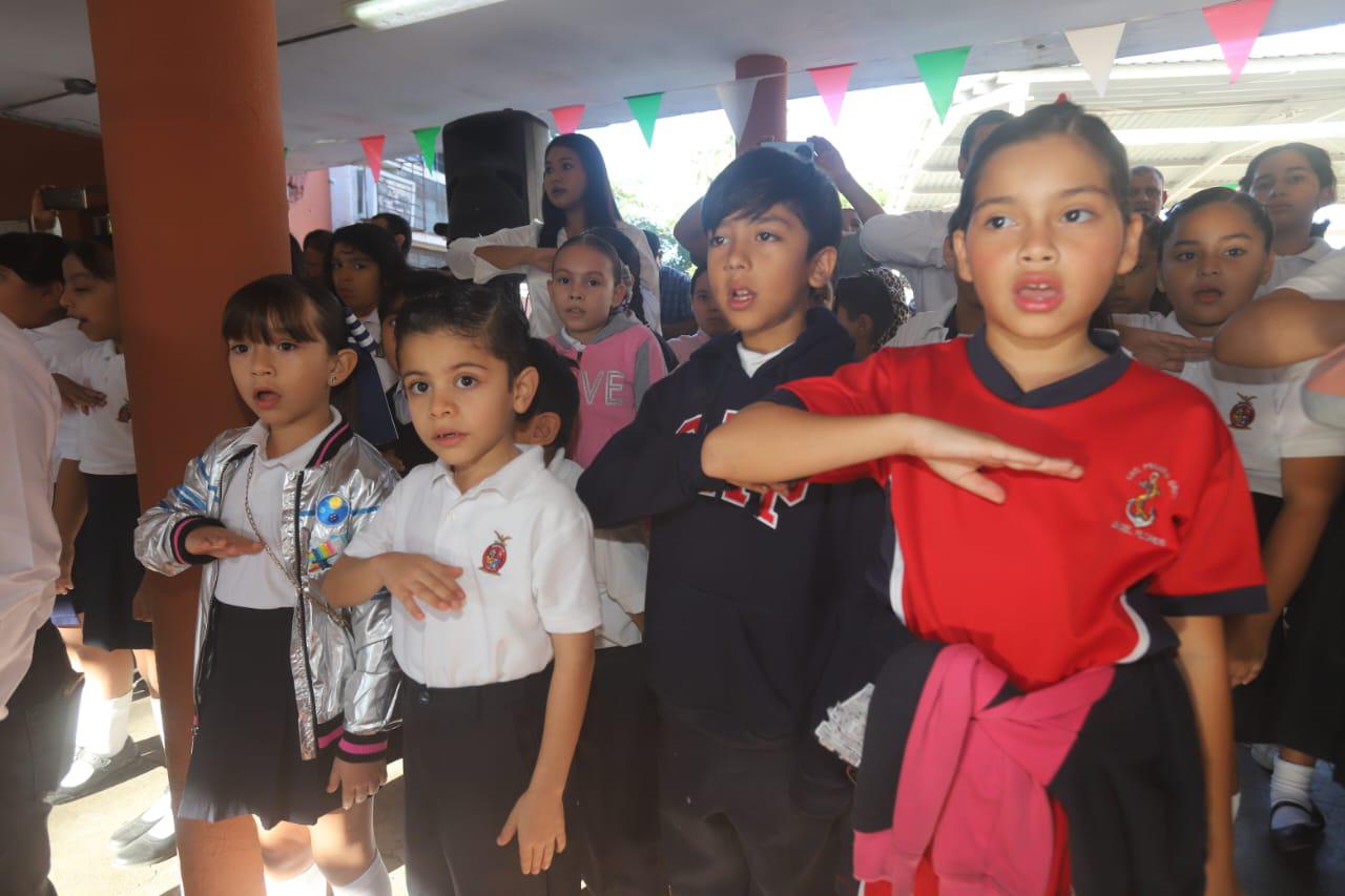 $!Realizan Lunes Cívico en Escuela Primaria ‘General Ángel Flores’, en Mazatlán