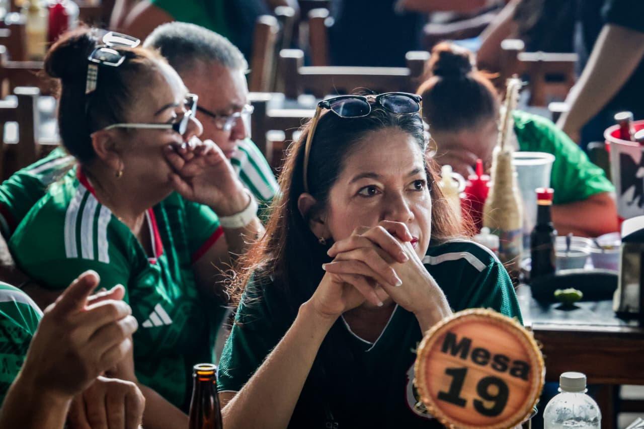 $!Afición contiene el festejo en Culiacán durante primer tiempo de México ante Chequia