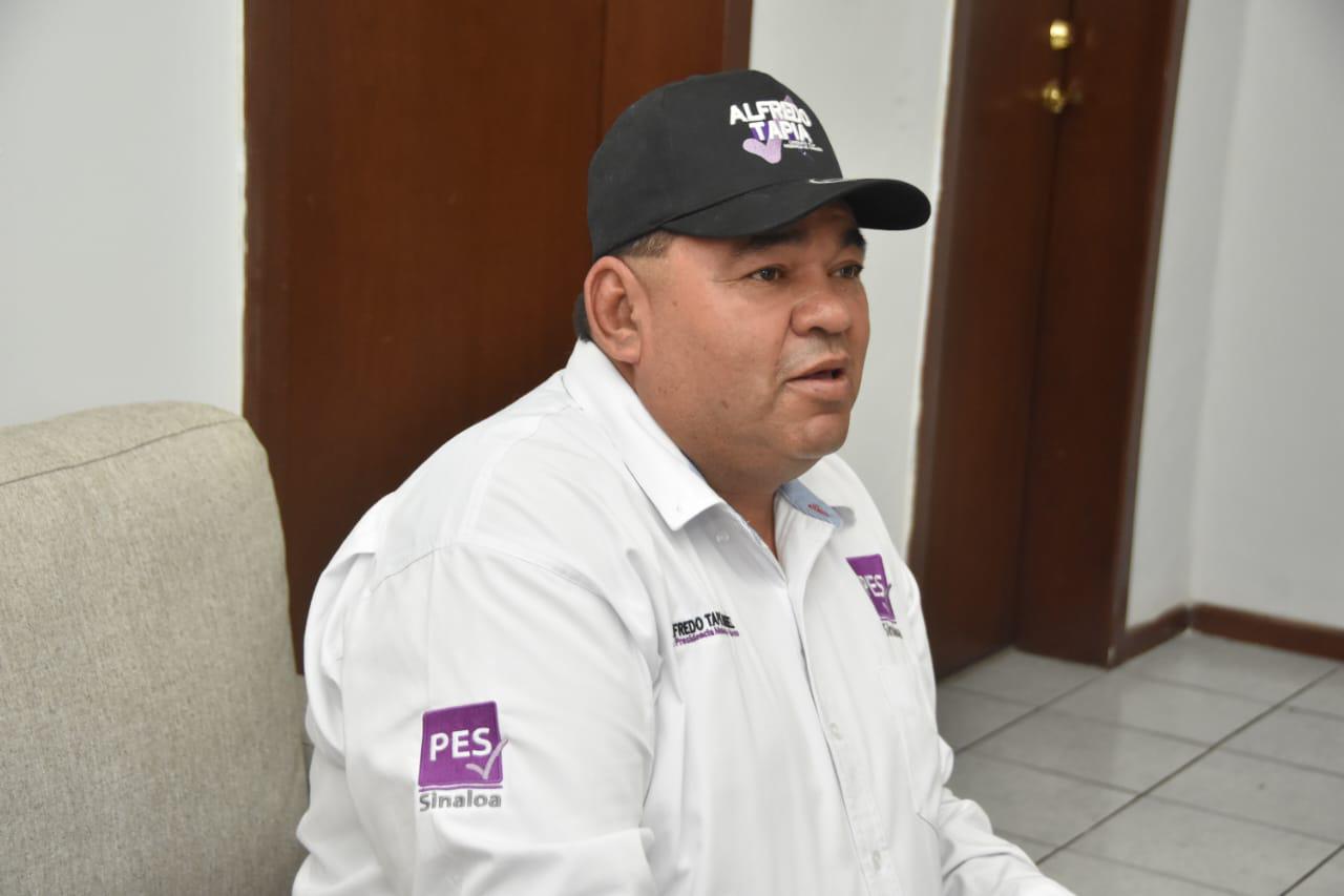 $!“Se trata de hacer equipo con la ciudadanía”: Alfredo Tapia, candidato del PES a Alcaldía de Culiacán