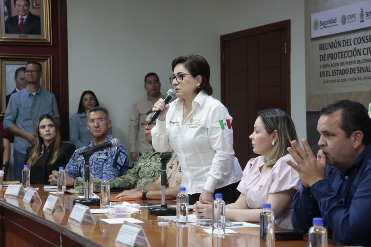 $!Sinaloa instala Puesto de Comando y se declara listo para la temporada de lluvias y ciclones