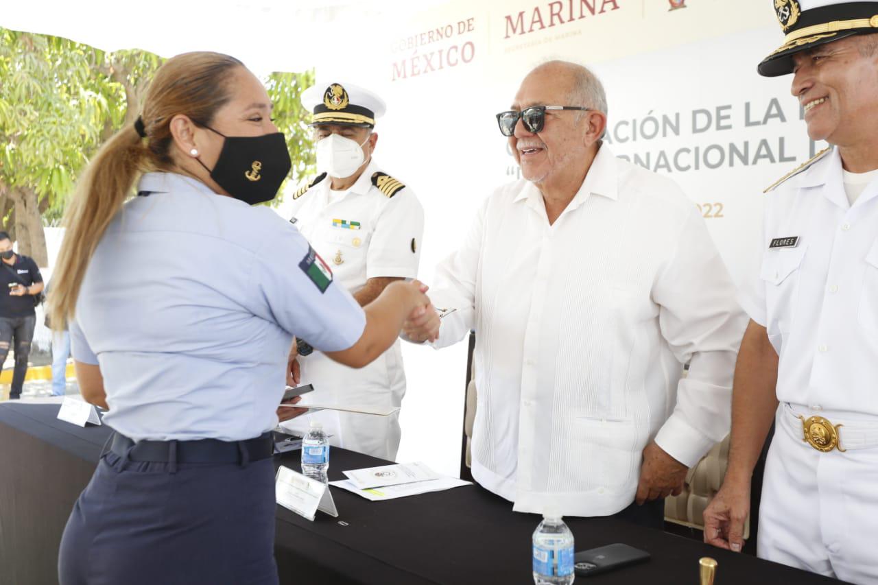 $!Desde Mazatlán cancelan estampilla postal alusiva al Día Internacional de la Mujer en el Sector Marítimo