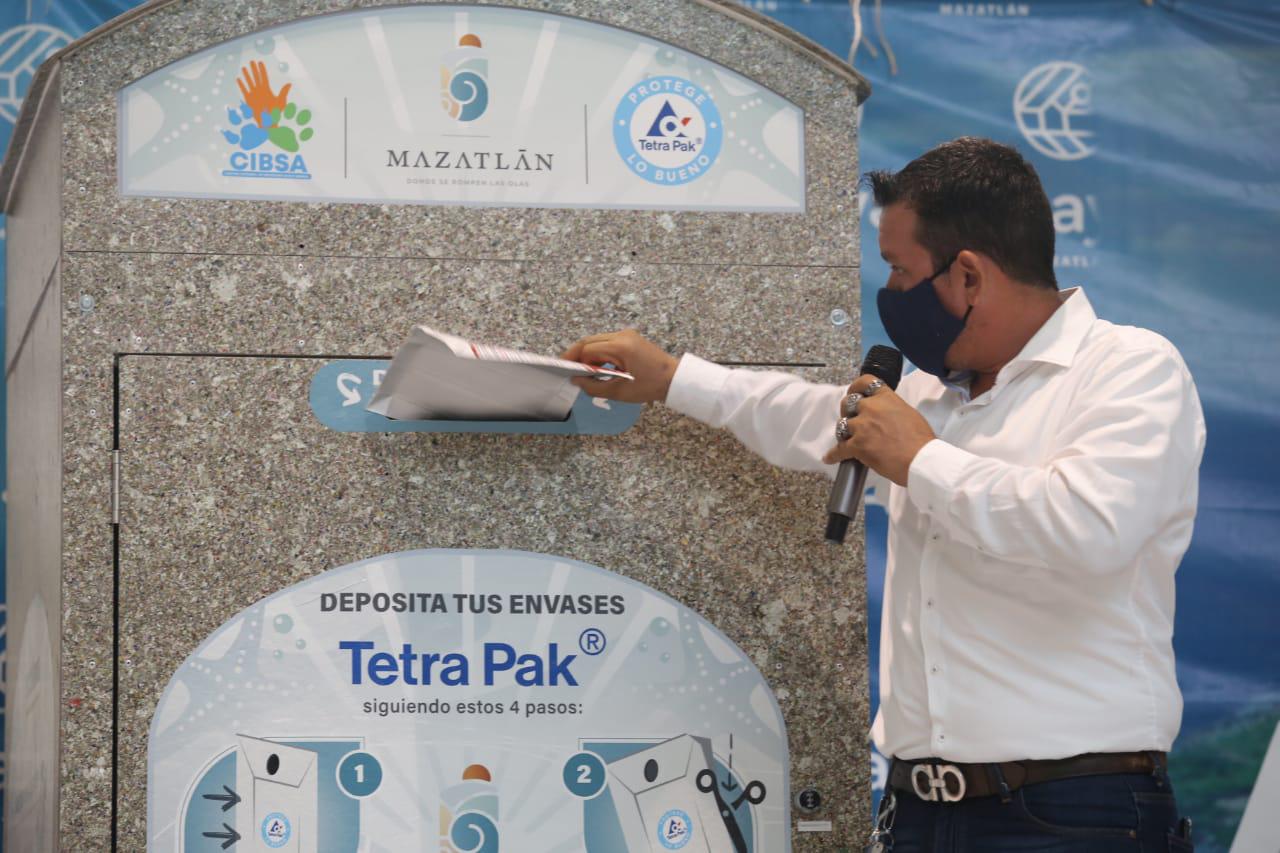 $!¿Sabías que con el Tetrapak se pueden realizar muebles? Mazatlecos te invitan a reciclarlo