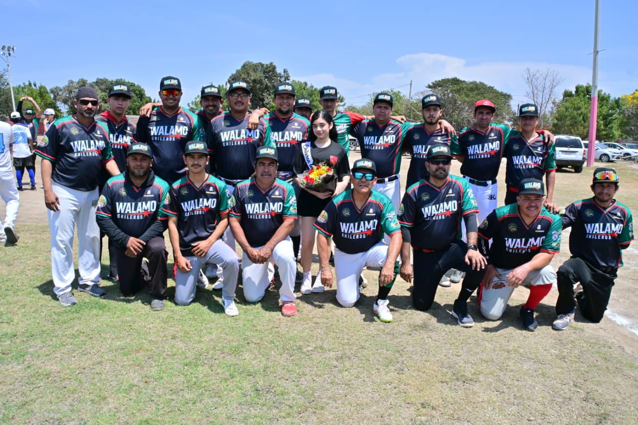 $!Se viste de gala El Walamo con la inauguración de la Liga Campesina de Beisbol Río Presidio