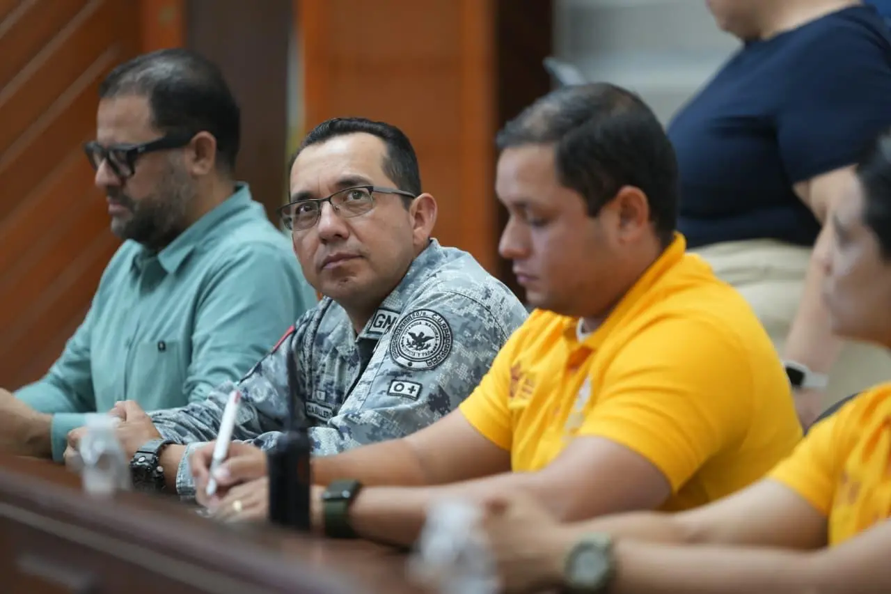 $!Presentan operativo de seguridad para festejos patrios en Mazatlán