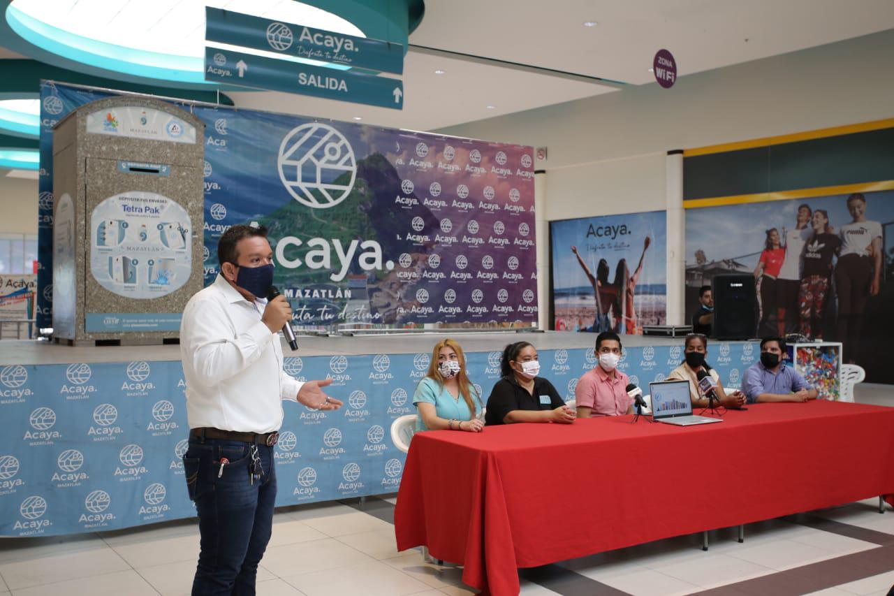 $!¿Sabías que con el Tetrapak se pueden realizar muebles? Mazatlecos te invitan a reciclarlo