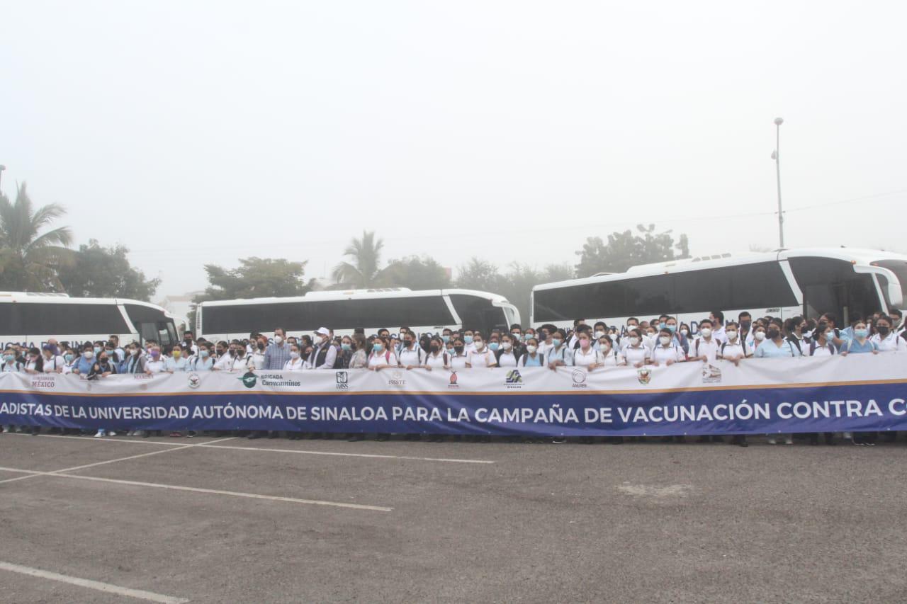 $!Brigadistas de la UAS se suman a vacunación contra el Covid-19 en Mazatlán
