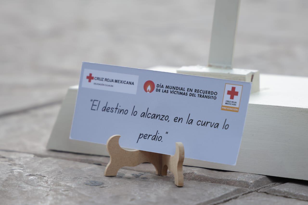 $!Culiacán reflexiona sobre el costo humano de los siniestros viales en el Día Mundial en Recuerdo de las Víctimas del Tránsito