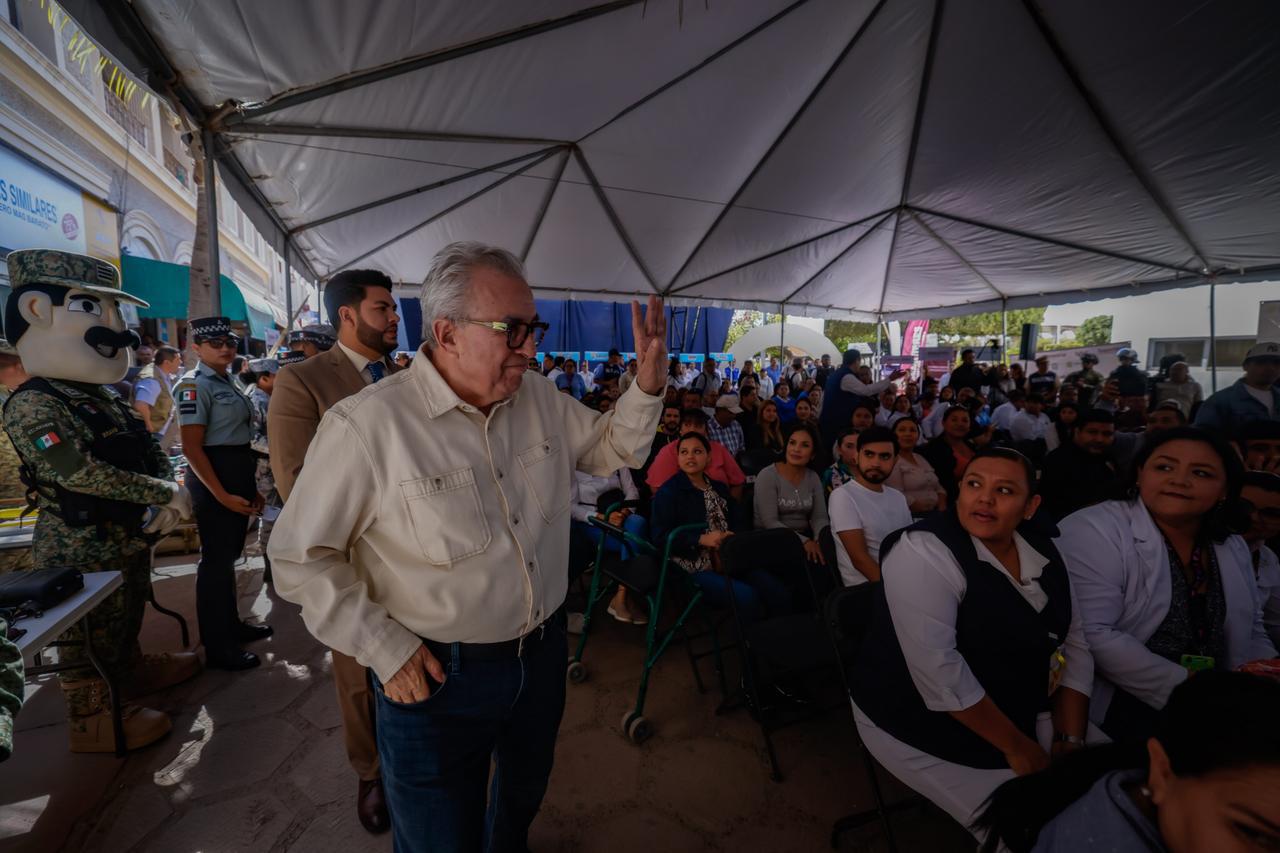 $!Acude Rocha Moya a La Cruz en medio de un fuerte operativo de seguridad