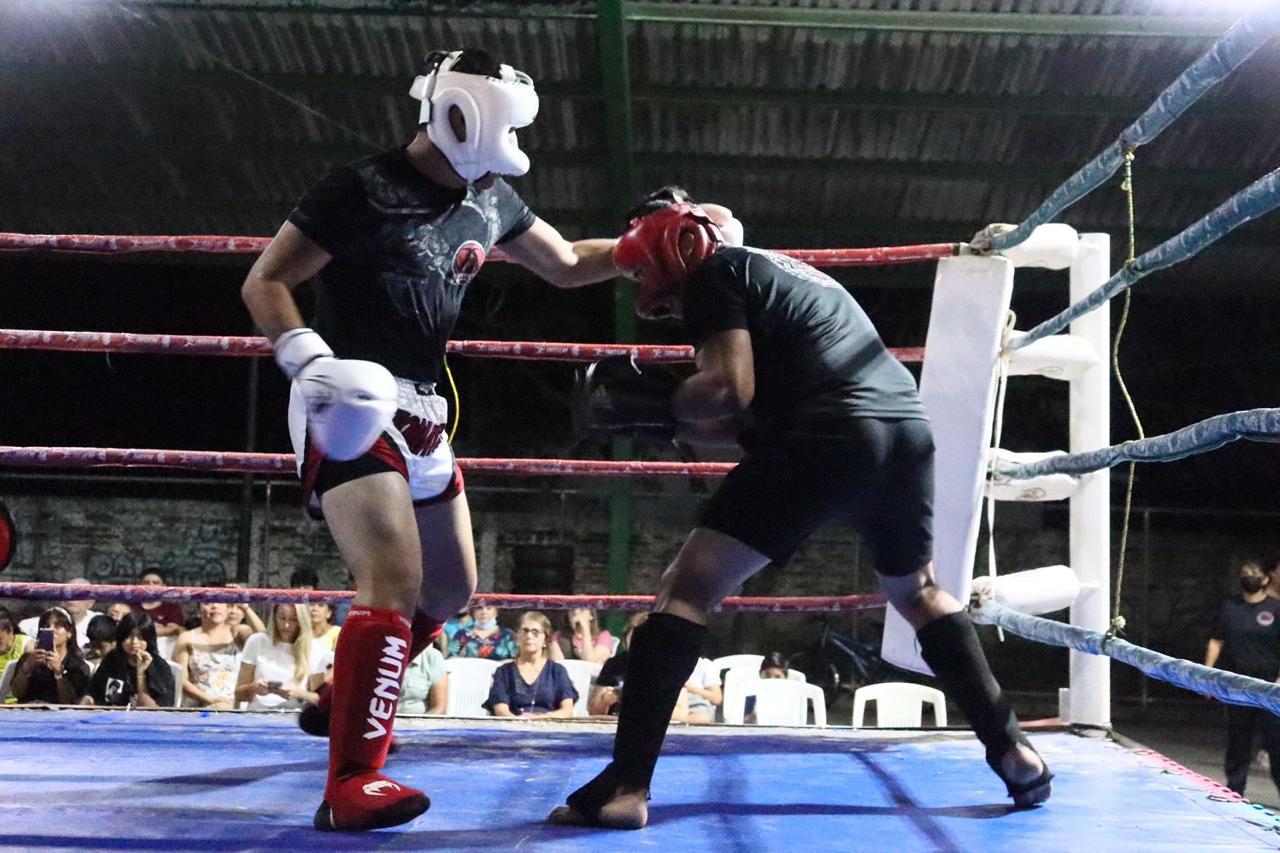 $!Cierra con grandes combates Liga de Kickboxing Black Belt