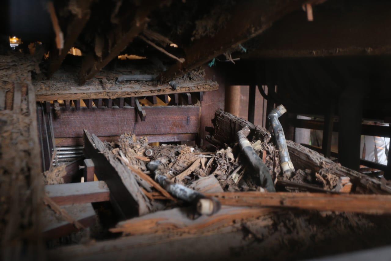 $!Llaman a apoyar obras de conservación donde se encuentra el órgano de la Catedral de Mazatlán