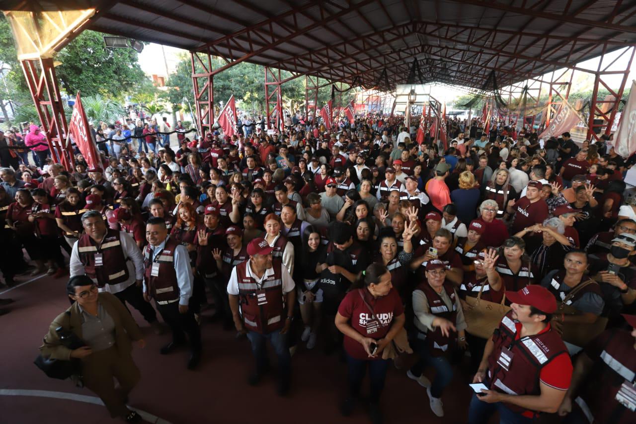 $!Se unen al cierre de precampaña de Claudia Sheinbaum desde Mazatlán