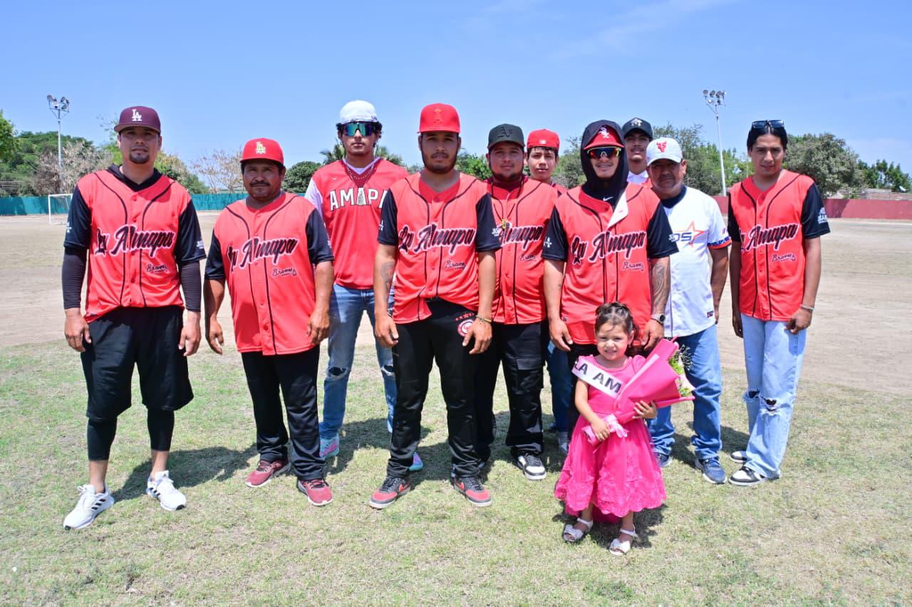 $!Se viste de gala El Walamo con la inauguración de la Liga Campesina de Beisbol Río Presidio
