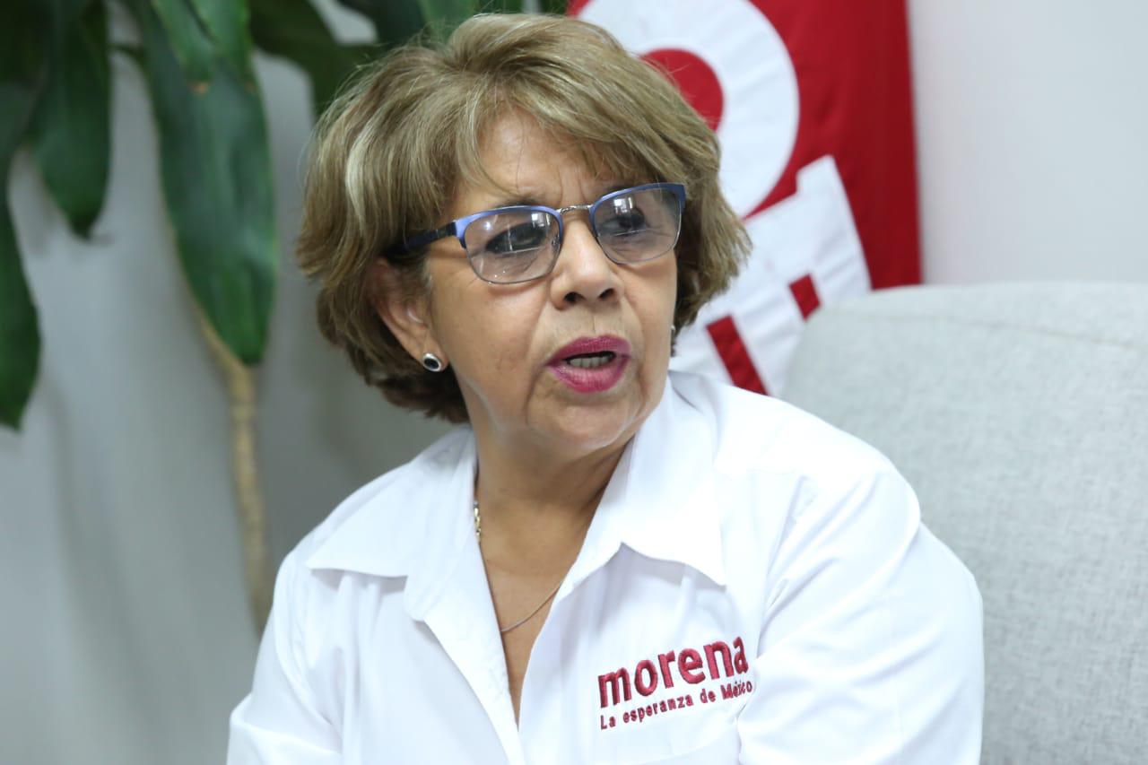 $!‘Ni fantasmié aquí, ni fantasmié allá’, dice Olegaria Carrazco, candidata a reelegirse como diputada federal por Morena