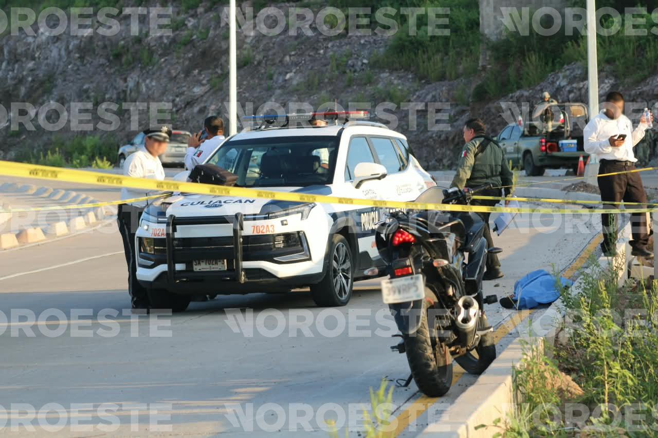 $!Motociclista derrapa y muere en ampliación del bulevar Agricultores, al sur de Culiacán