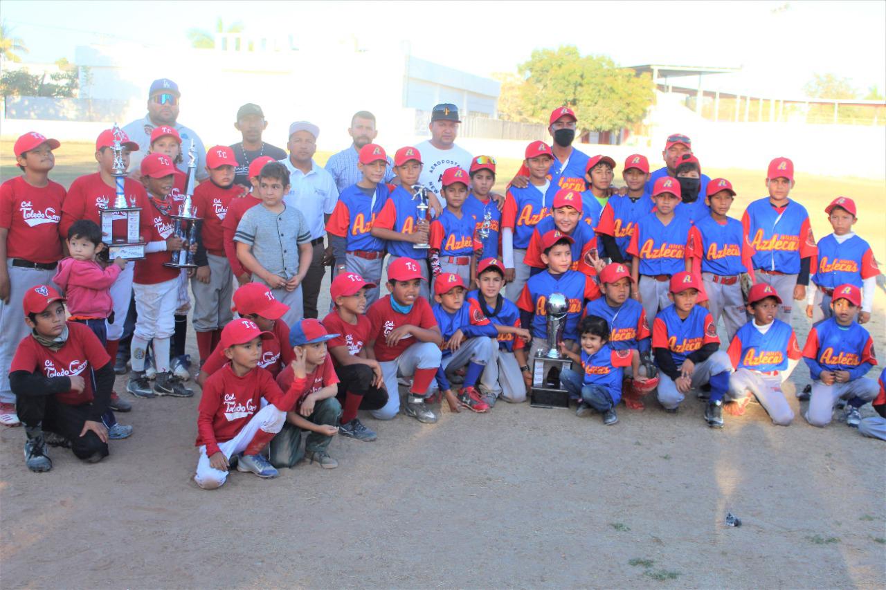 $!Azteca gana el campeonato de la Infantil Menor en el beisbol de Escuinapa